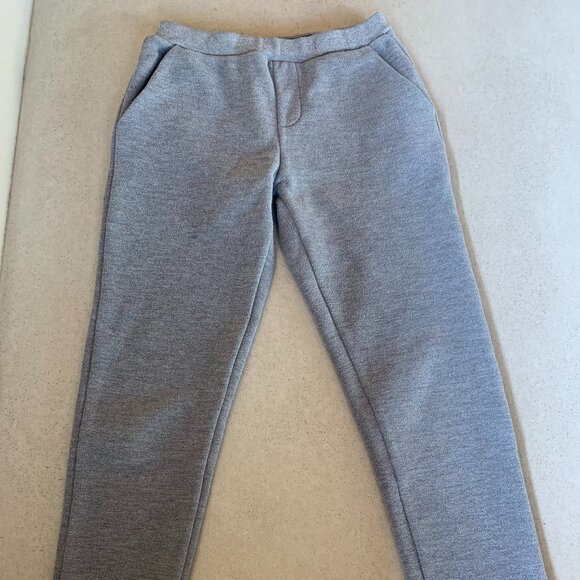 Jacadi Paris Boys’ Jogger Pants | Size 10 | Gray | Lined & Adjustable Waist - Picture 2 of 5